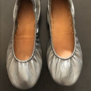 Tieks Metallic Pewter